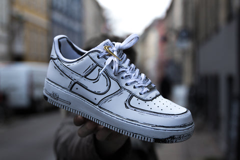 air force 1 custom cartoon