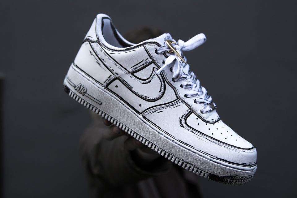 nike air force 1 low cartoon