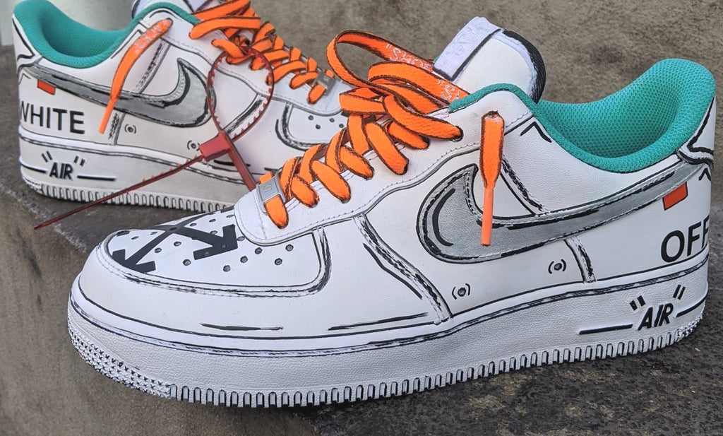 off white air force 1 orange