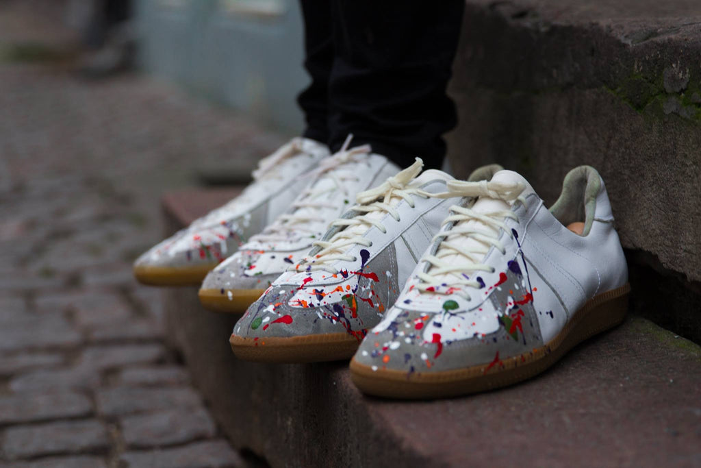 splatter sneakers