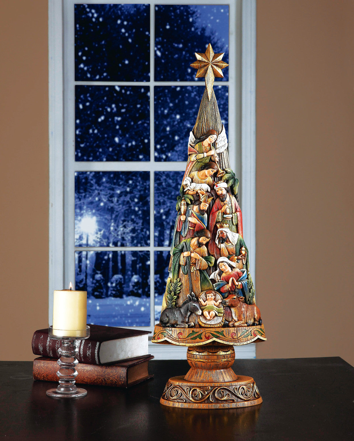 30" Nativity Christmas Tree  Catholic EStore