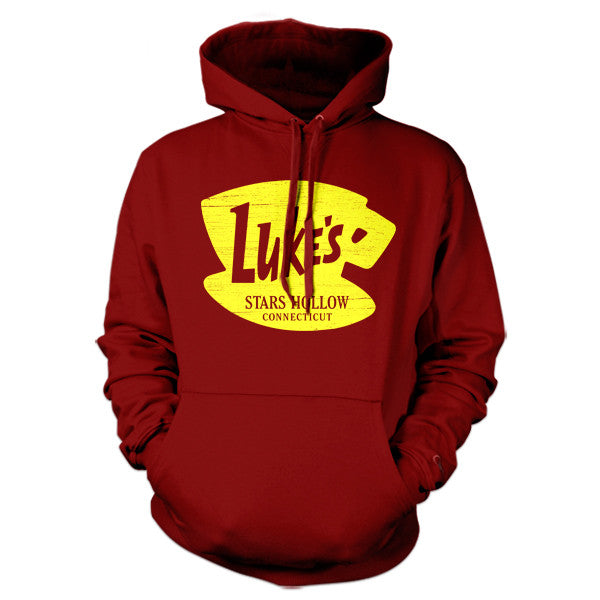 Capital Hooded Sweatshirt Red