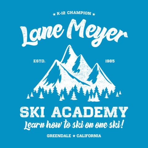 Lane Meyer Ski Academy T-Shirt - FiveFingerTees