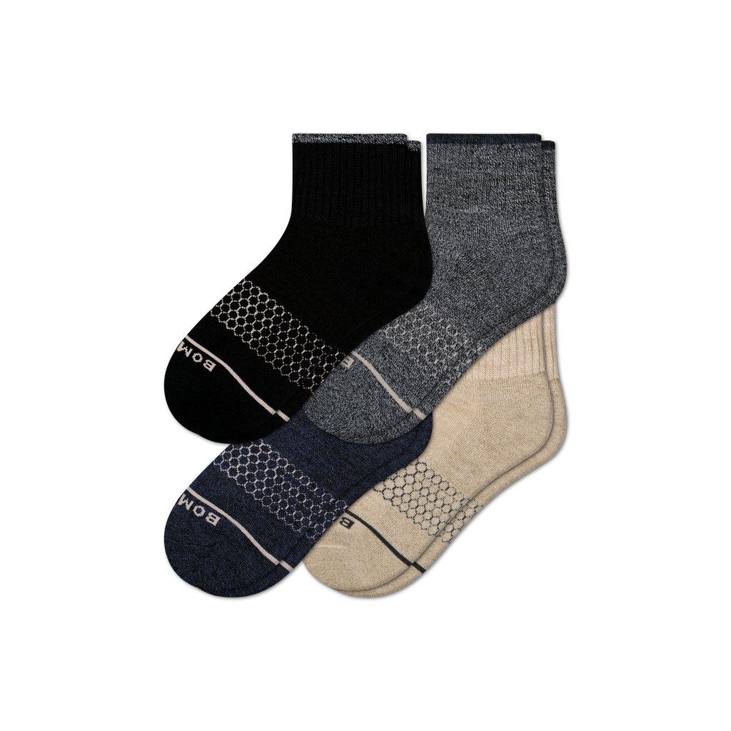 Men's Merino Wool Quarter Sock 4-Pack – Bombas