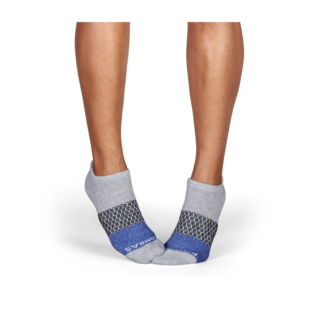 Women's Tri-Block Marl Ankle Sock 6-Pack – Bombas