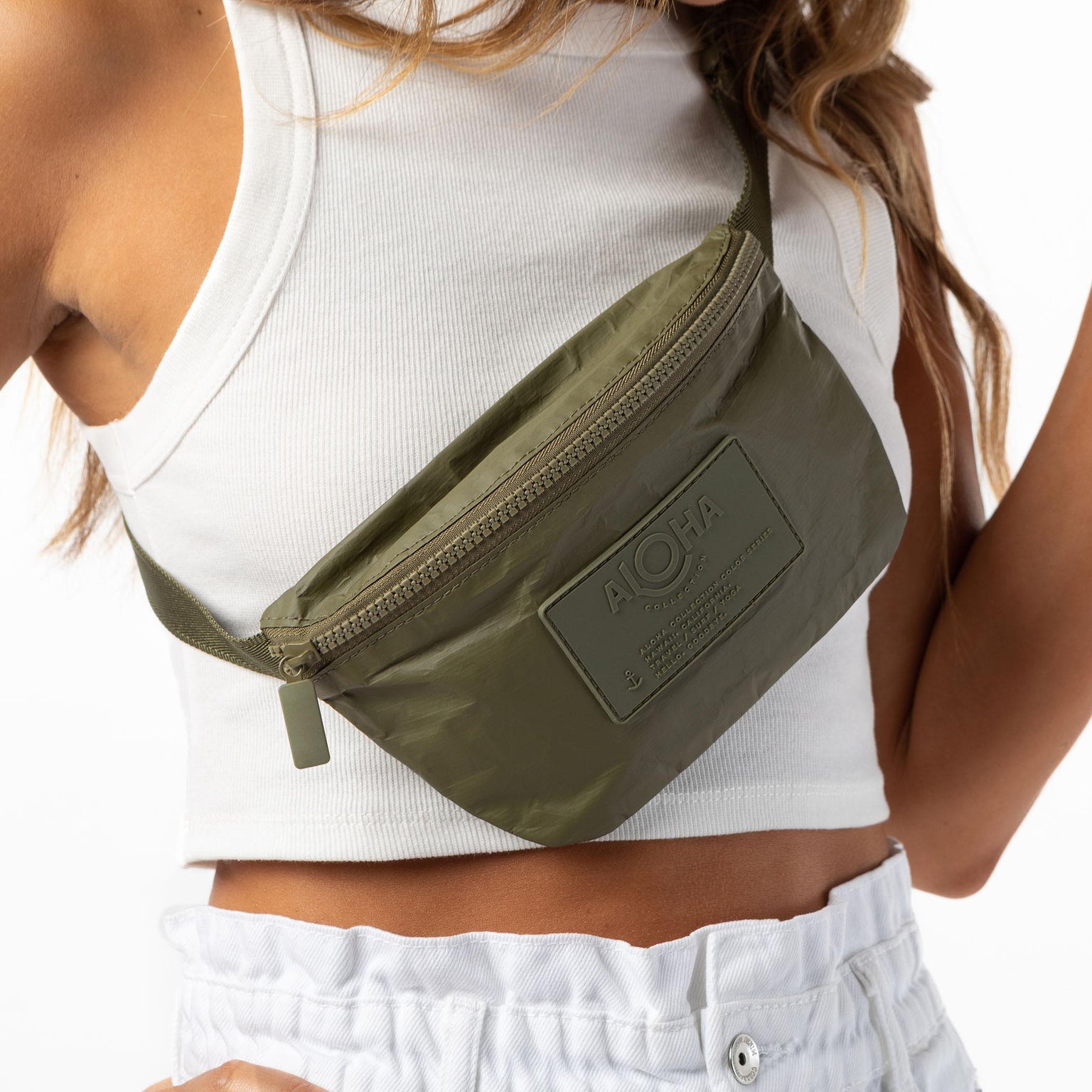 Monochrome Mini Hip Pack in Olive