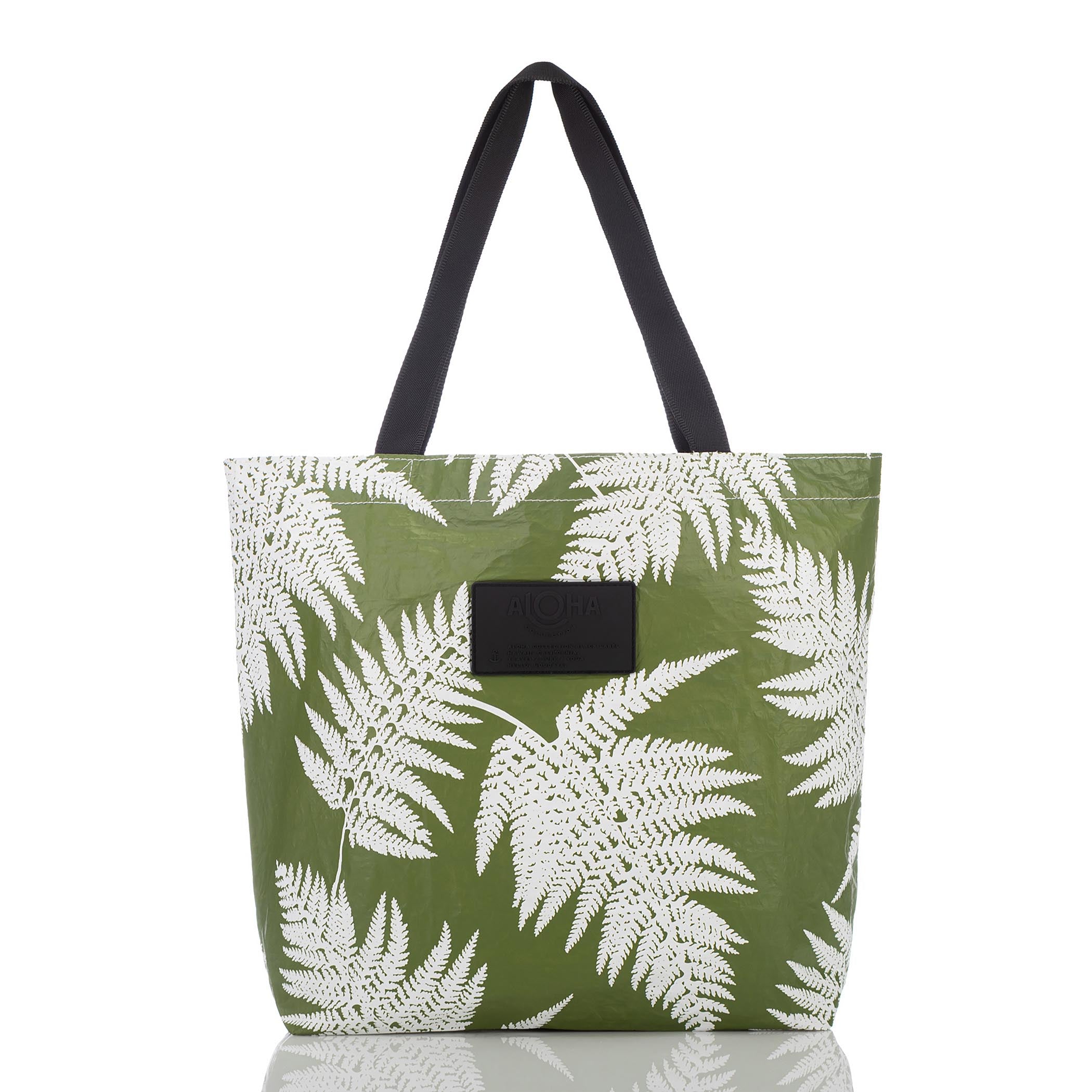 Palapalai Reversible Tote in Seaweed | ALOHA Collection