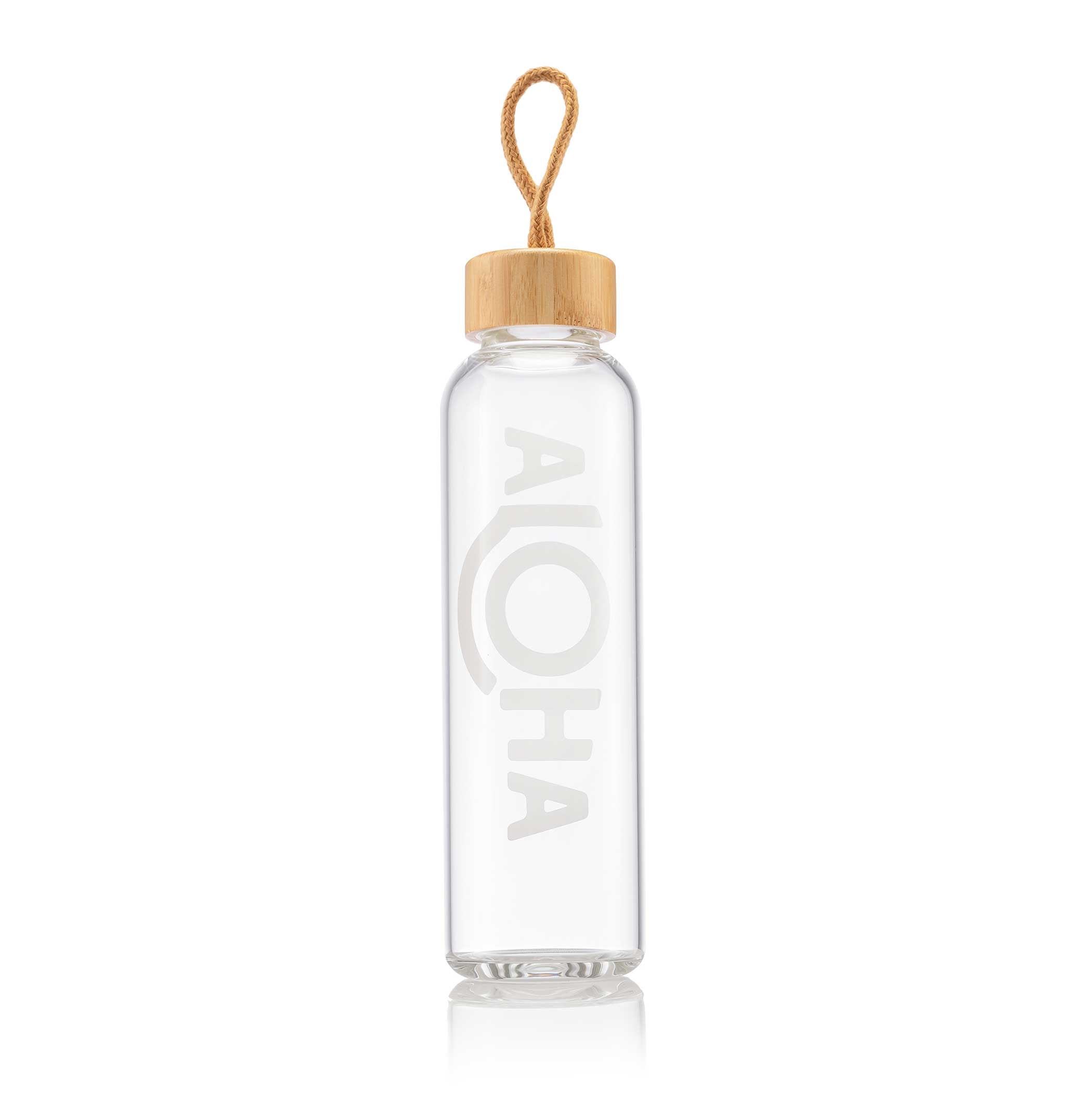 黒 ALO GLASS WATER BOTTLE 500ml-