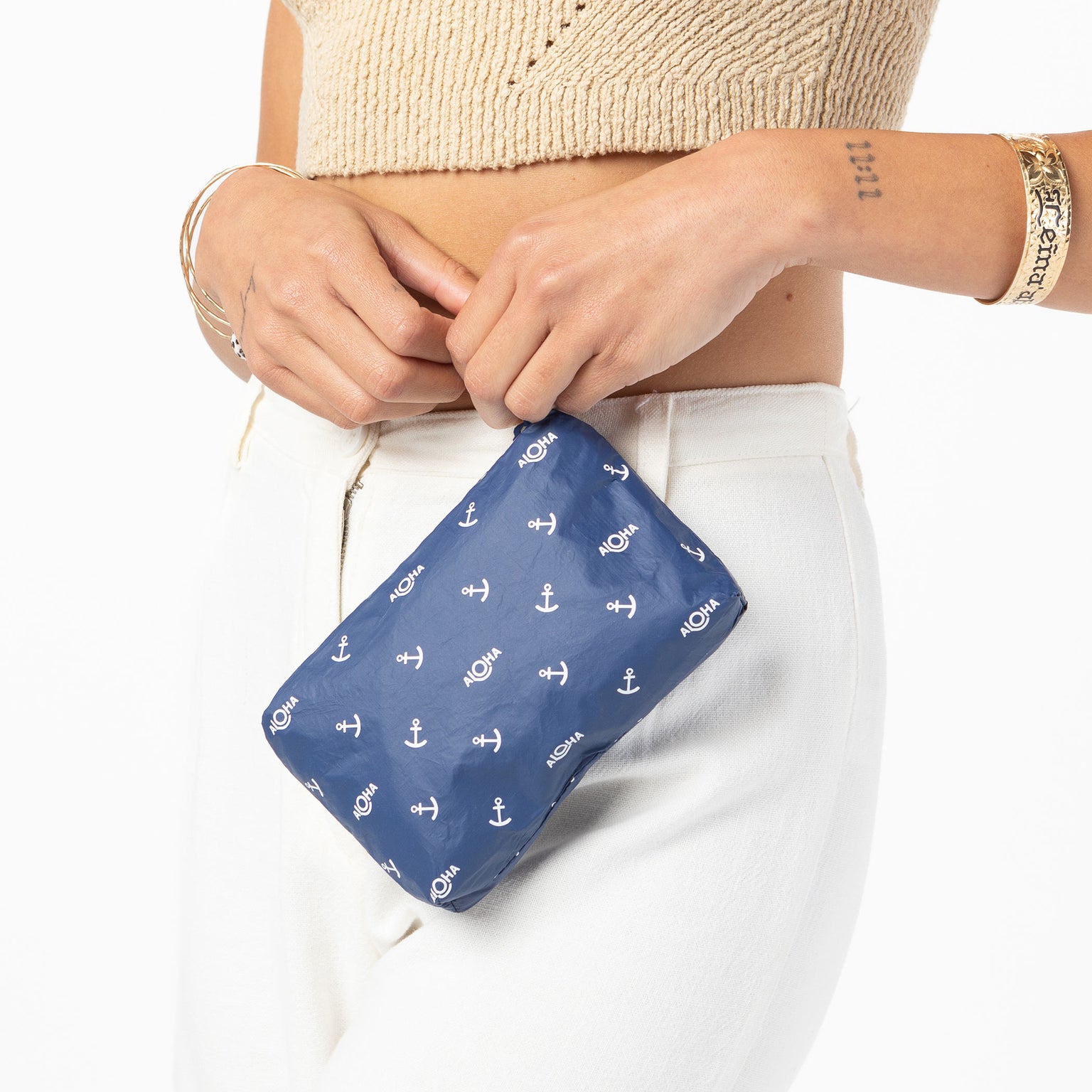 Nautical Navy All Day Mini Tote