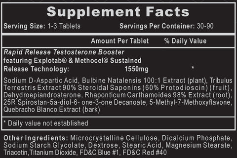 Bulasterone Ingredients