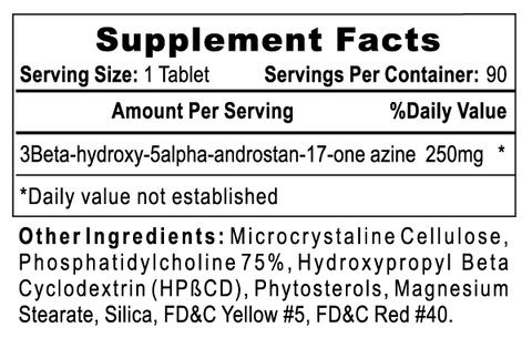 Dymethazine Supplement Facts