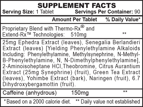 Stimerex-ES Supplement Facts