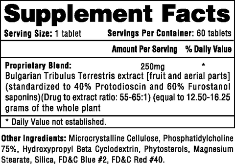 Tribesterone® Supplement Facts