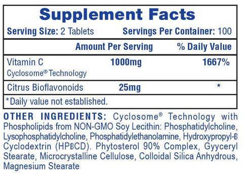 Hi-Tech Pharma Vitamin C Supplement Facts