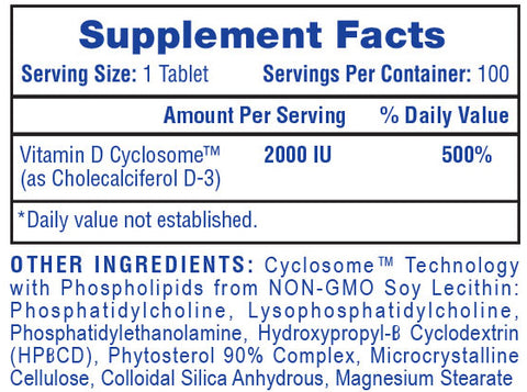Vitamin D-3 Supplement Facts