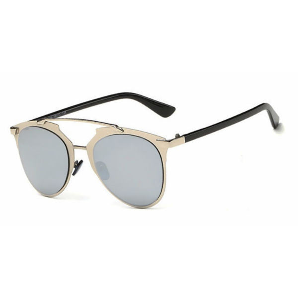 Prato Sunglasses - Silver Mirror – Pearls And Rocks