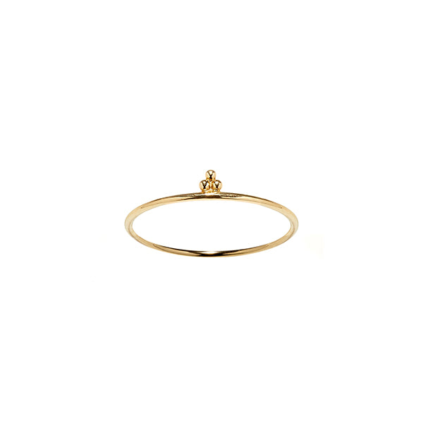 14k Gold Cloud Stacking Ring. Classic Fine Jewelry. – The Straits ...