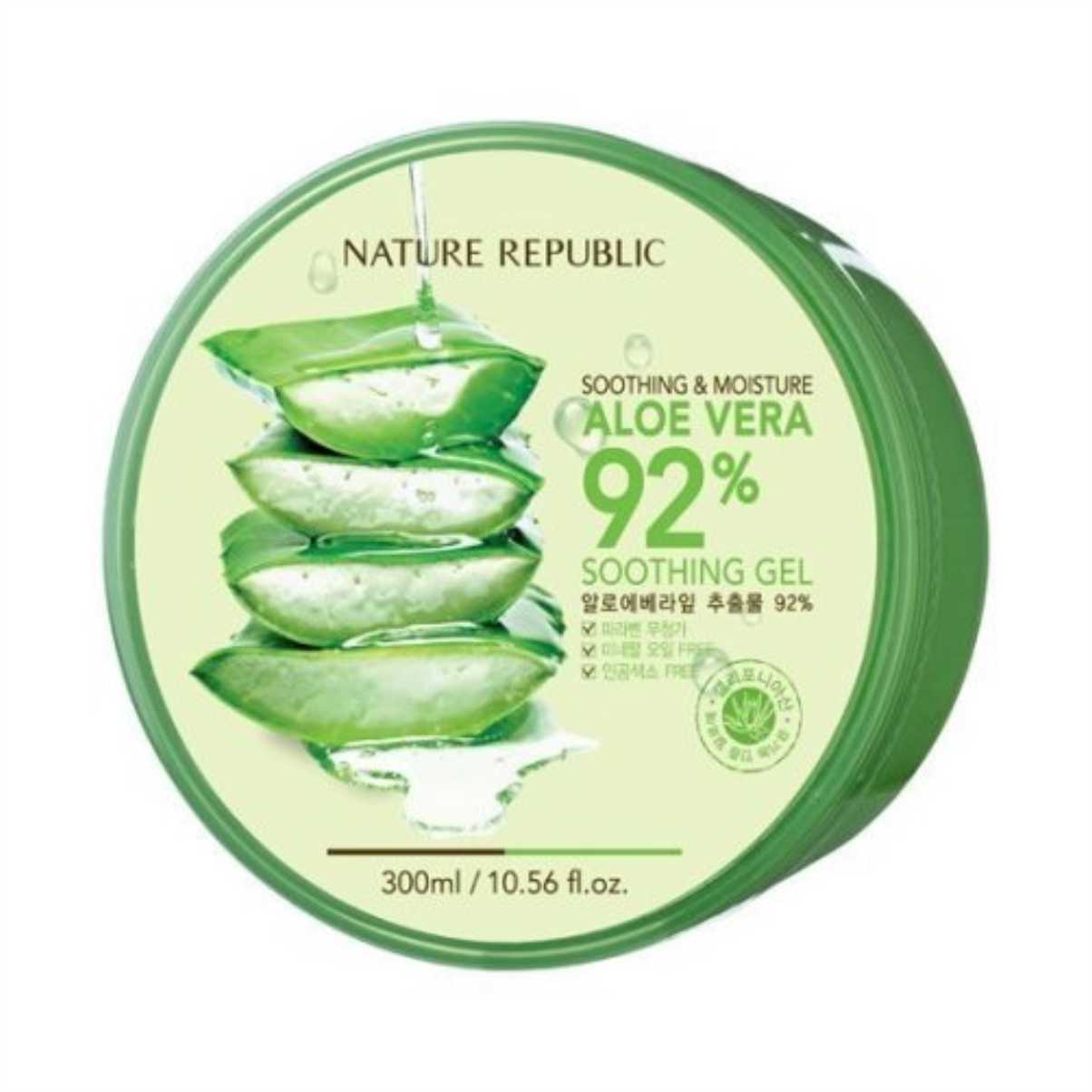 Nature Republic Aloe Vera 92% Soothing Gel HallYu