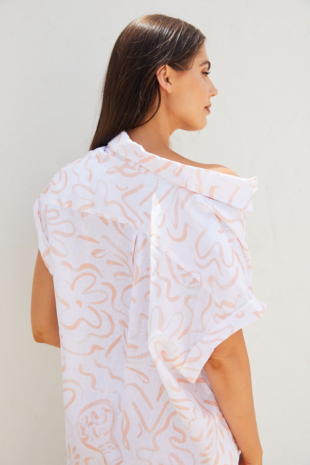 Bri Dress - Printed Linen