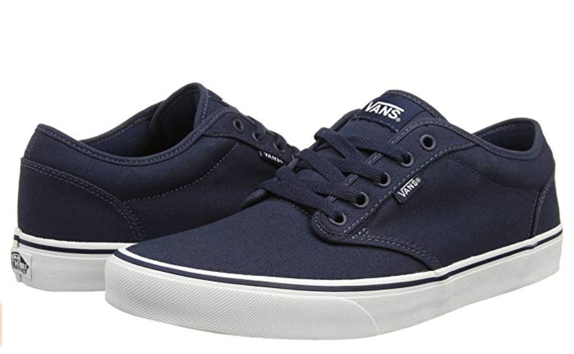 navy blue vans low top