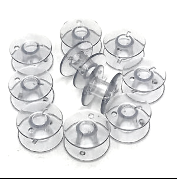 Brother Industrial Single Needle Machine Aluminum Bobbins - 10 Pack  #146290001 - Cutex Sewing Supplies