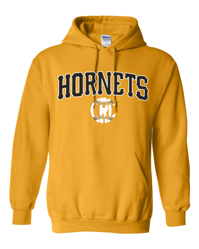 18500 -CRC HORNETS Gold Gildan - Heavy Blend Hooded Sweatshirt