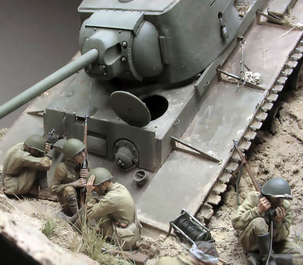 1/35 scale model diorama WWII