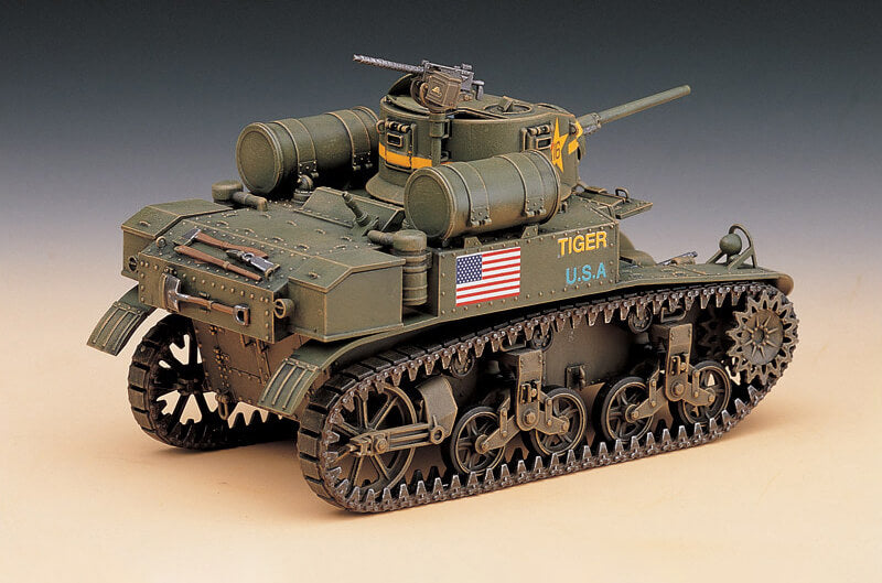 Academy 135 Us M3a1 Stuart Light Tank Replaces Aca01398 Panzer