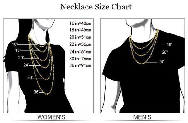 Chain Length Guide NY Styles Jewelry