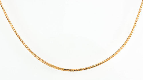 14 Kt Rose Gold Ladies' Franco Style Chain – NY Styles Jewelry