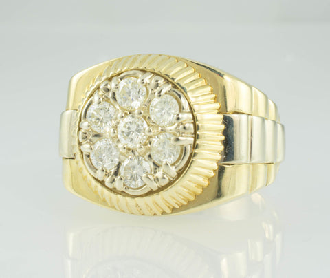 rolex diamond ring mens