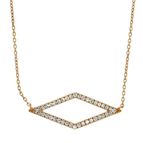 Rose Gold Diamond Necklace