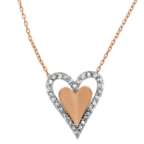 Rose Gold Diamond Necklace