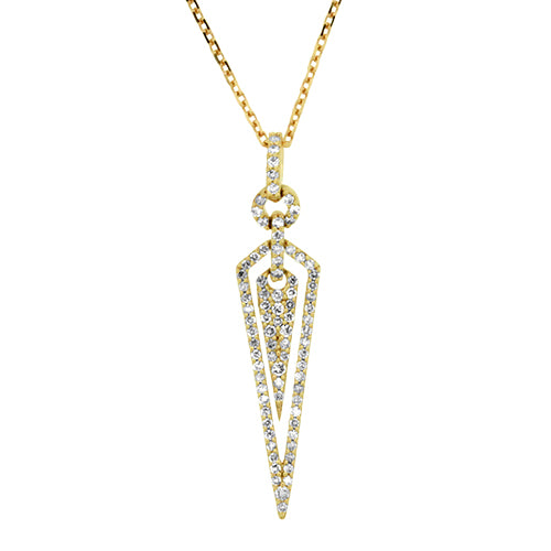 Yellow Gold Diamond Pendant