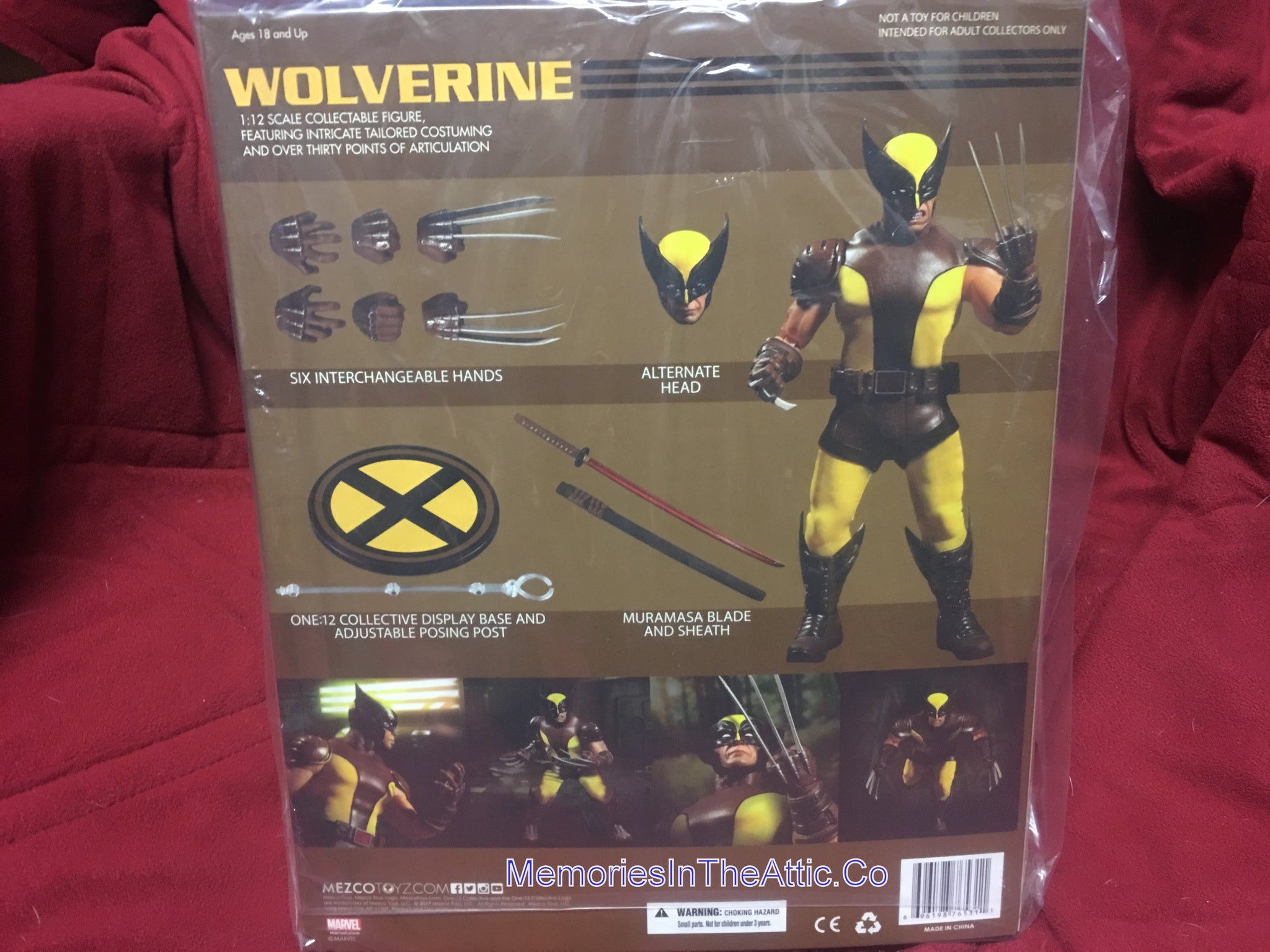 Mezco One:12 Wolverine Quality Action Figure 1:12 Marvel Comics X