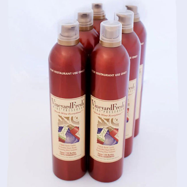 VineyardFresh Wine Preserver for On Premise | Argon Wine Preserver Spray for Restaurants