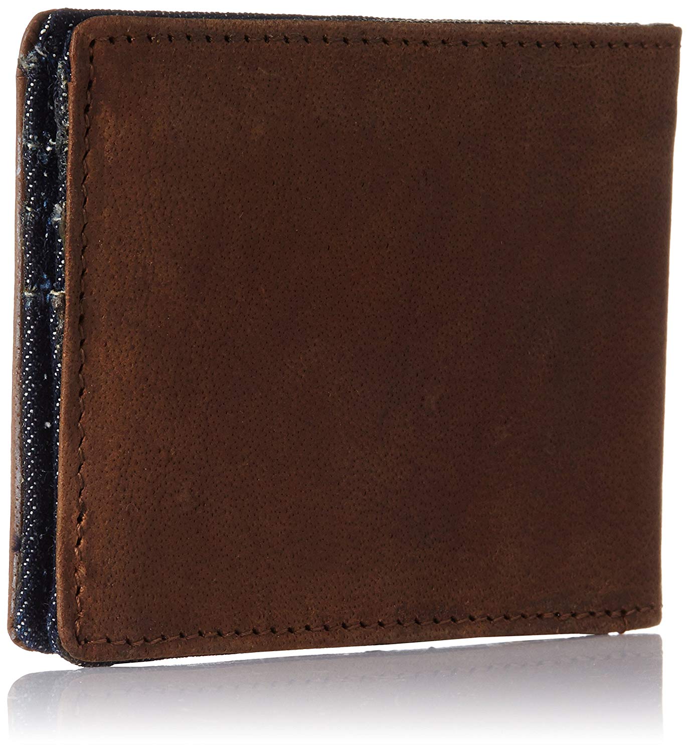 levi's leather brown men's wallet