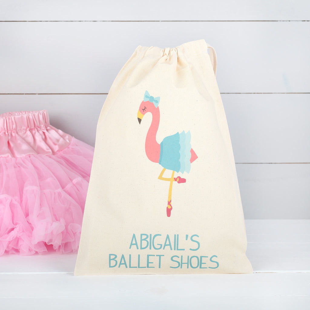 personalised ballet shoe bag