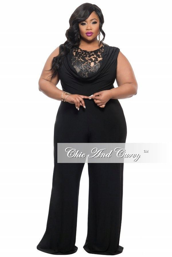 black sequin jumpsuit plus size