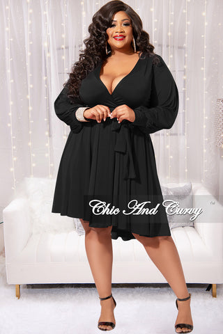 Final Sale Plus Size Jogging Set in Black with Colorful Patches