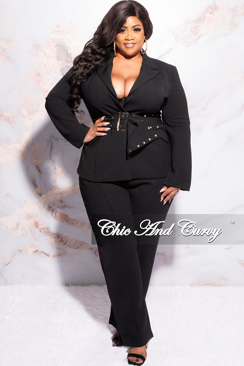 plus size cream suit