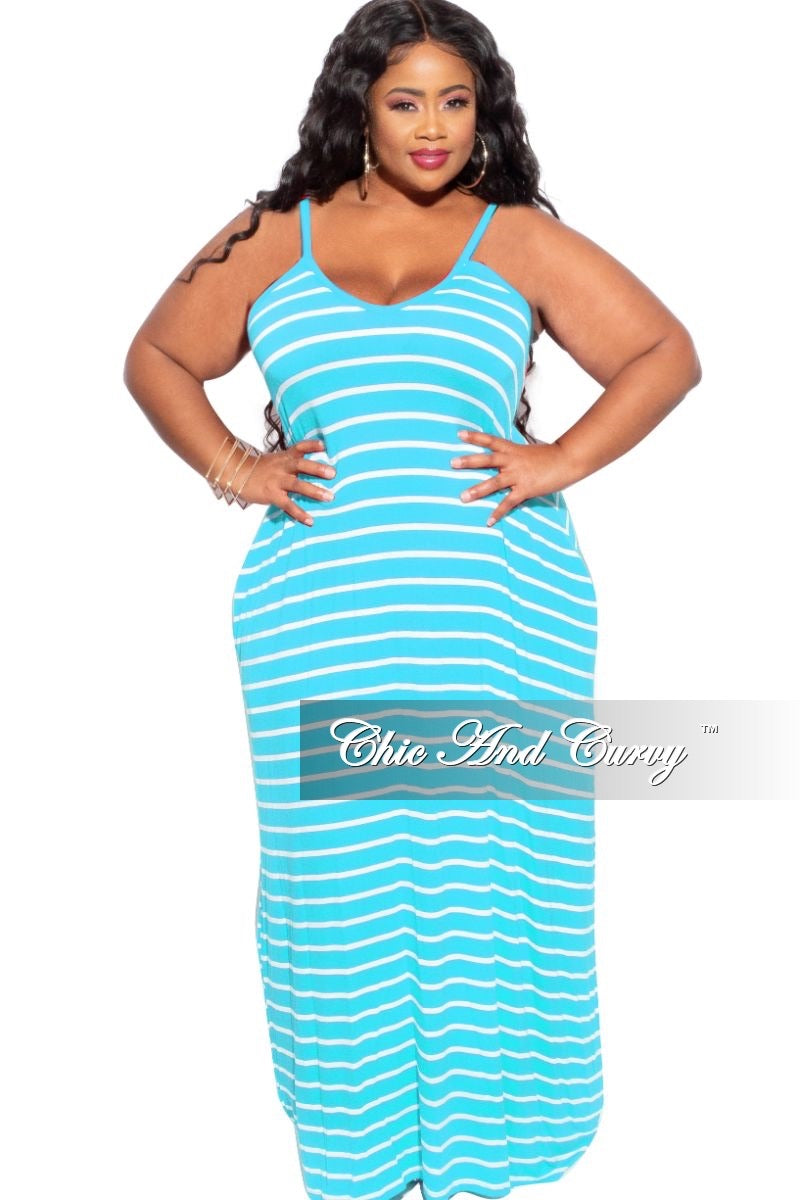 ice blue maxi dress