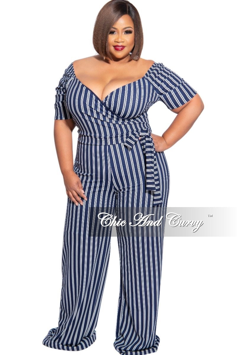 plus size wrap jumpsuit