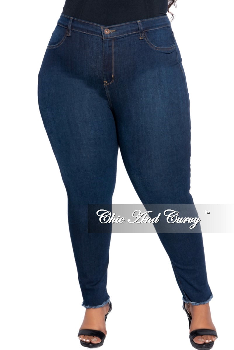 frayed bottom jeans plus size