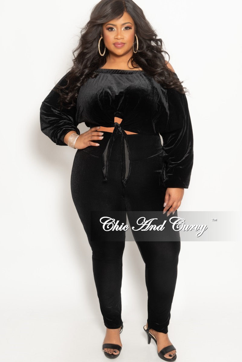 2 piece black pants set