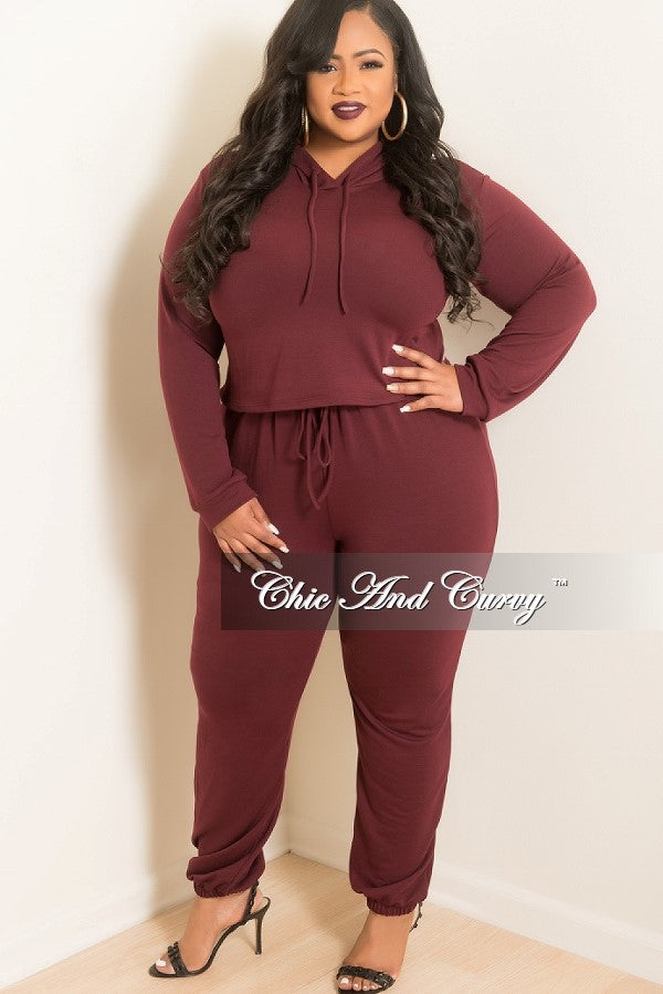 maroon plus size pants