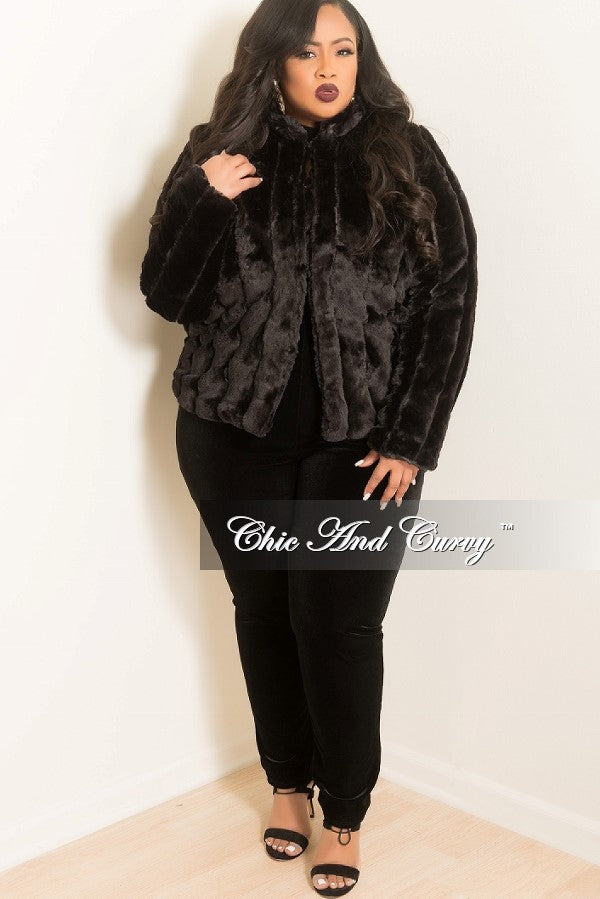 plus size fur coats sale