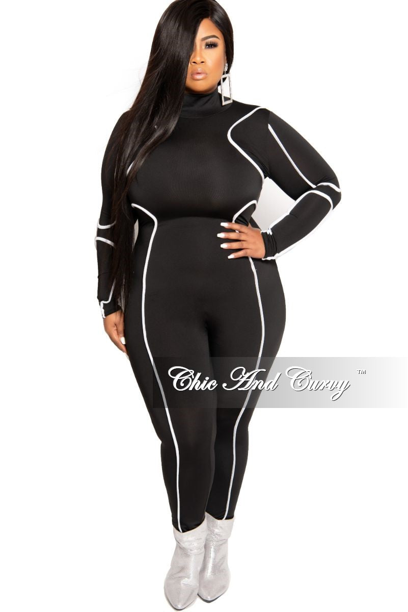 black spandex jumpsuit plus size