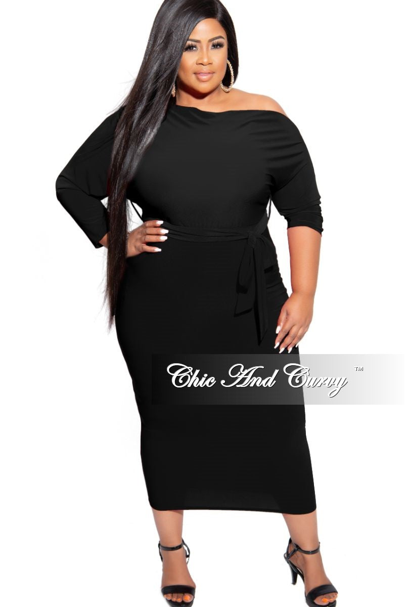 plus size off the shoulder midi dress