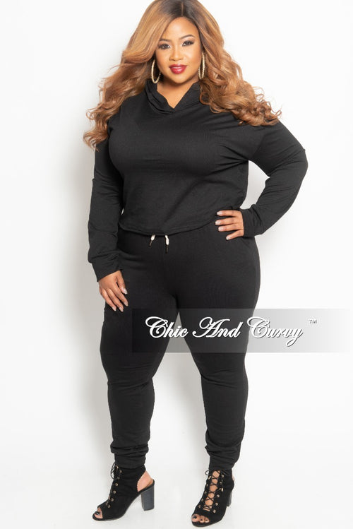 plus size jogger sets